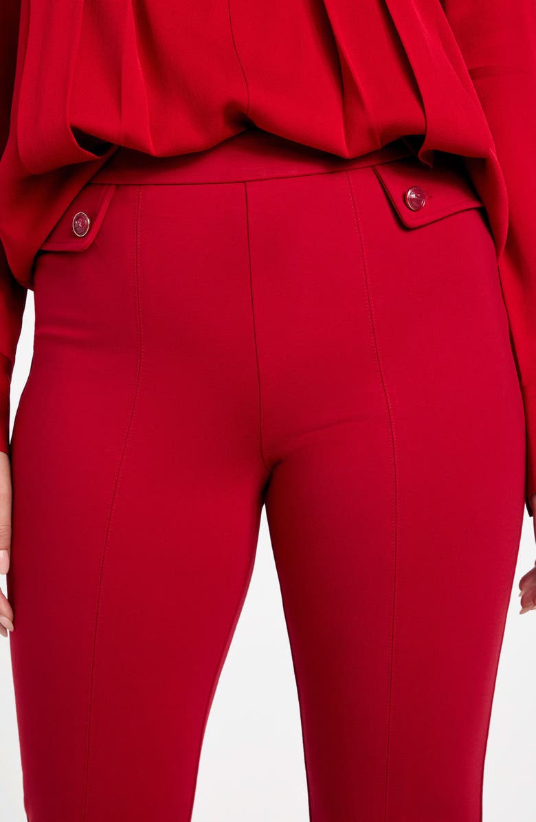 Marciano Gwen Cigarette Pants, Alternate, color, Samba Red Vibes