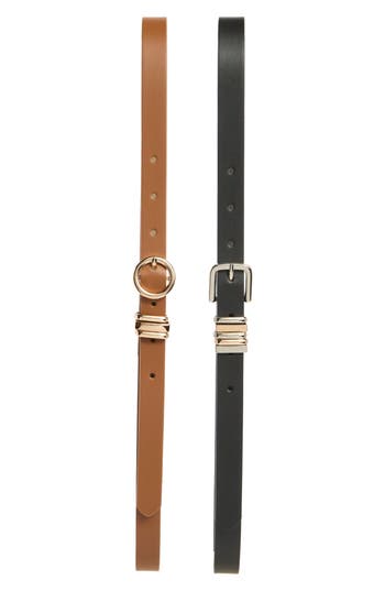 Linea Pelle 2-for-1 Assorted Belts In Multi