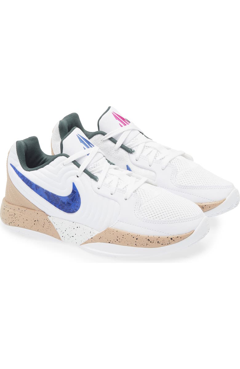 Nike Ja 2 Basketball Shoe, Main, color, White/ Astronomy Blue/ Hemp
