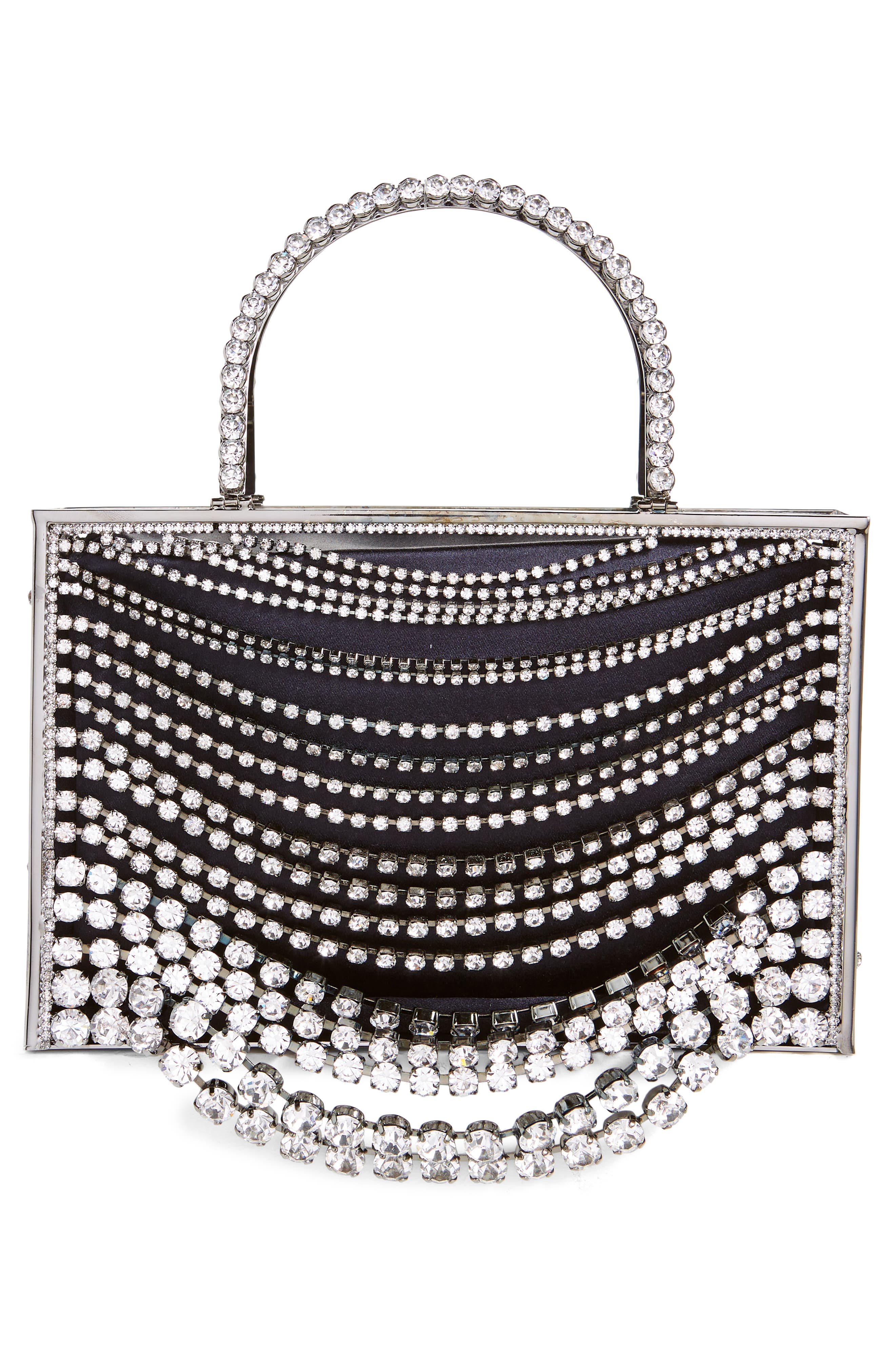 Benedetta Bruzziches Giulietta degli Spiriti Crystal Embellished Minaudière, Alternate, color, 