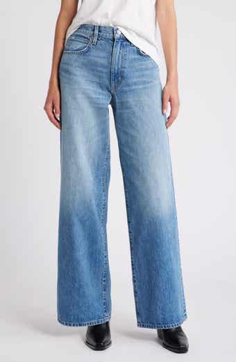 SLVRLAKE Selena High Waist Organic Cotton Wide Leg Jeans