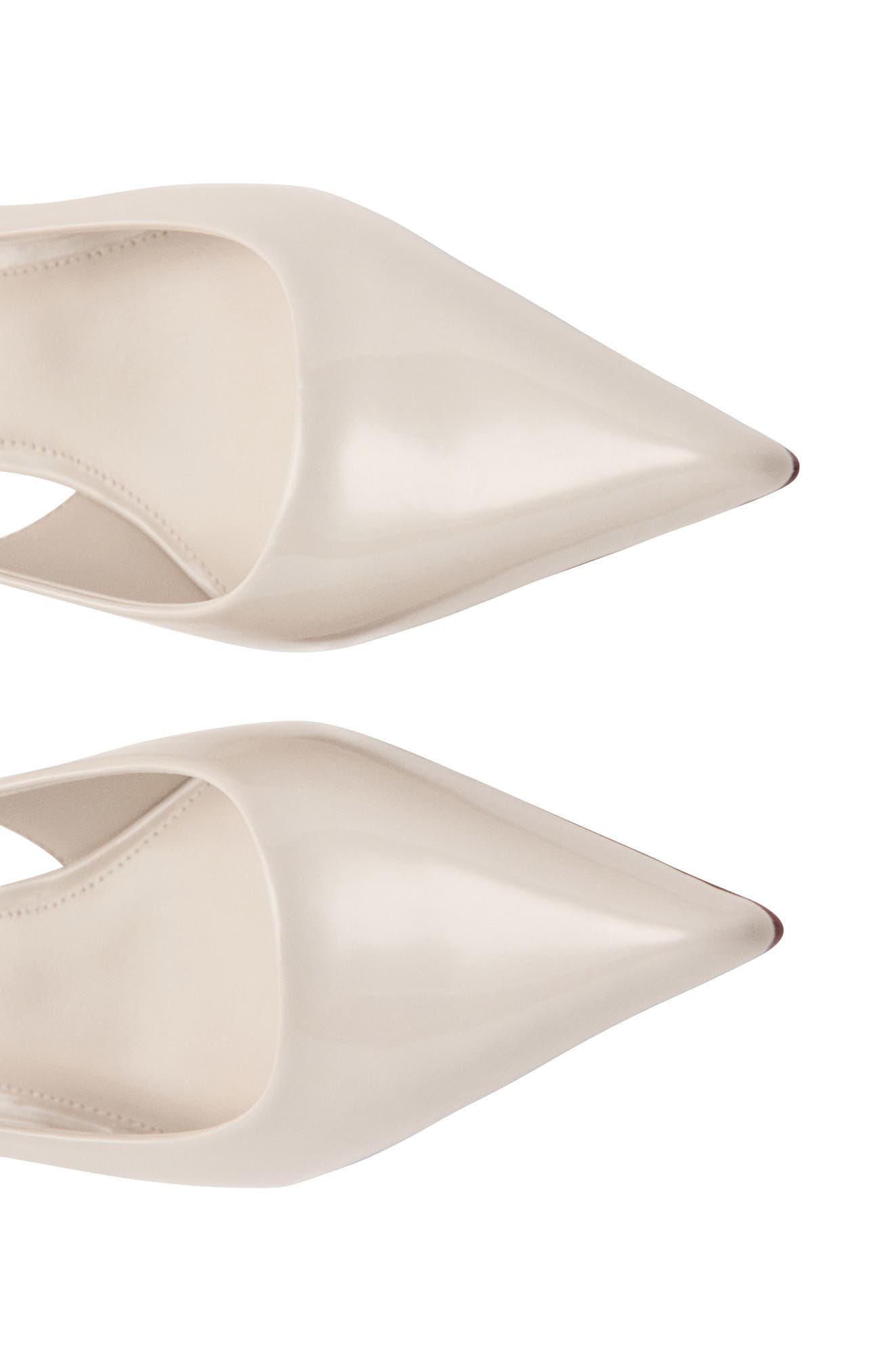 Pointed Kitten Heel Pump, Alternate, color, SHINY ECRU