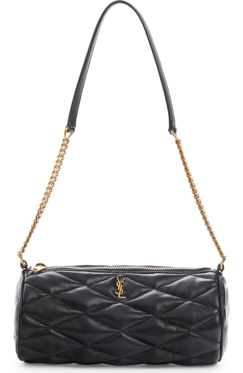 Saint Laurent Sade Quilted Leather Tube Bag, Main, color,