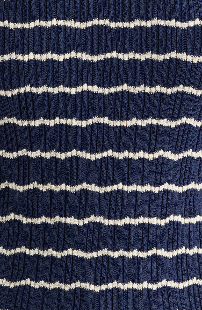 rag 
bone Chiara Crewneck Rib Sweater, Alternate, color, Indigo