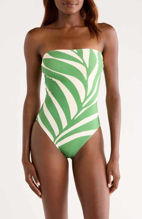 & Other Stories Strapless One-Piece Swimsuit