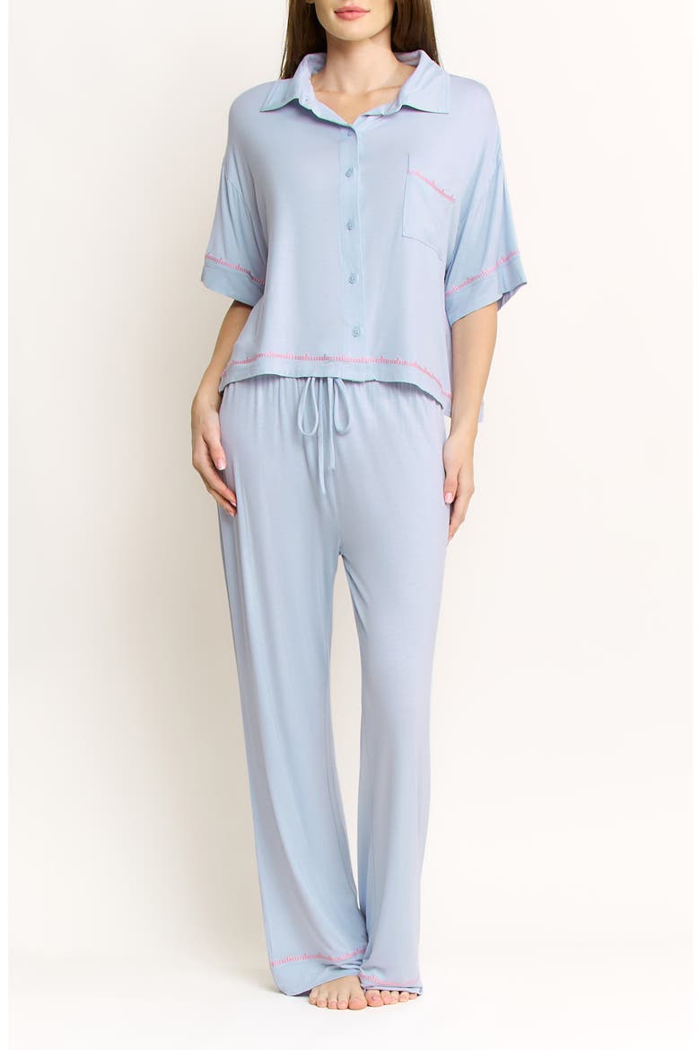 Sweet Solstice Pajamas, Main, color, MOONBEAM