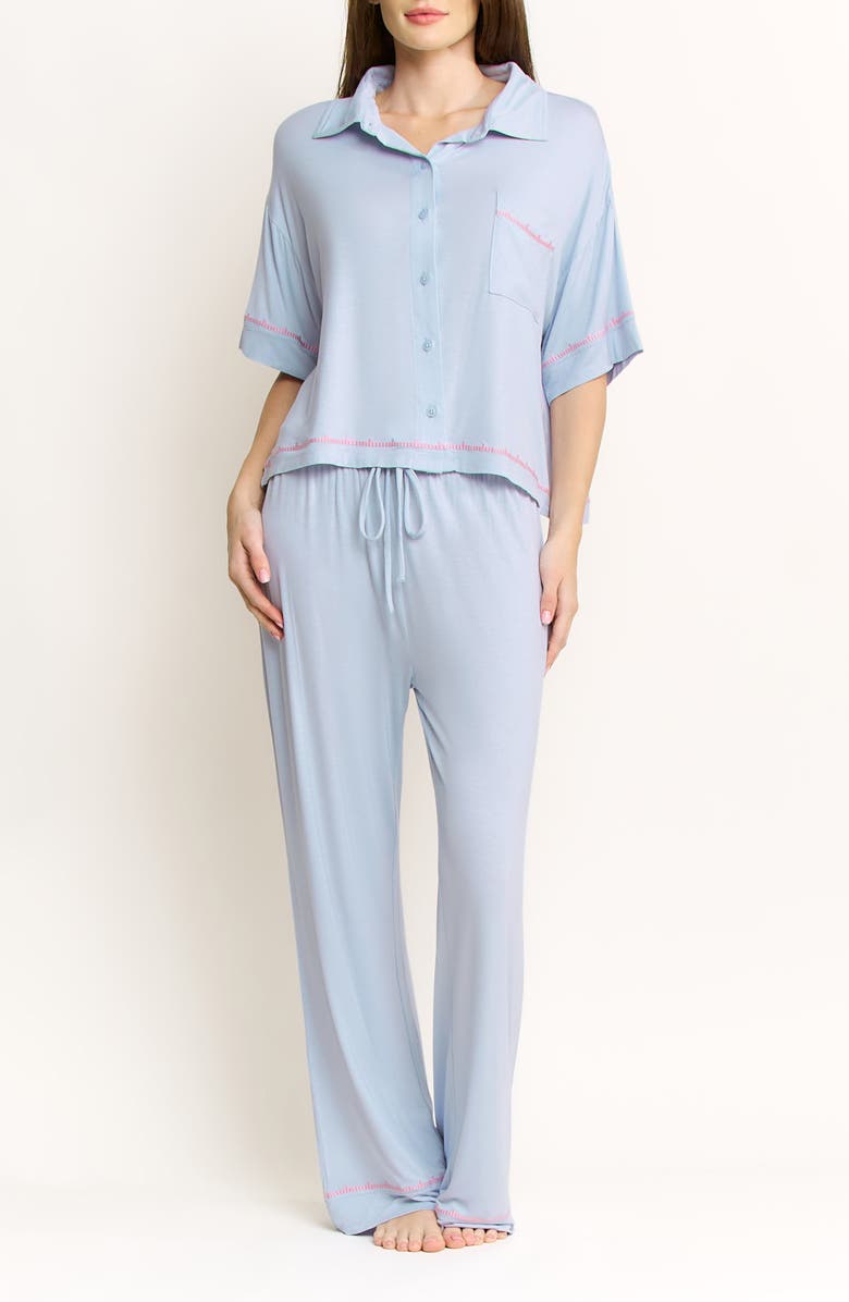 Honeydew Sweet Solstice Pajamas, Main, color, Moonbeam