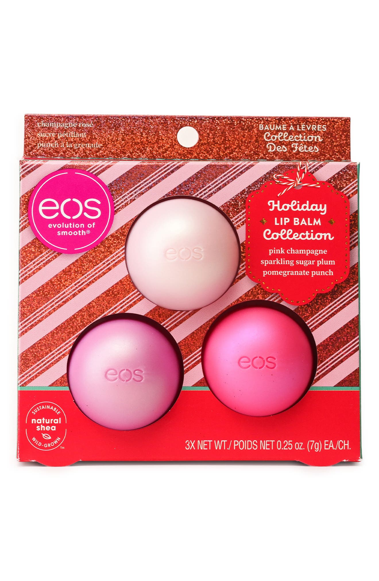 EOS Holiday Lip Balm Collection 3-Piece Set | Nordstromrack