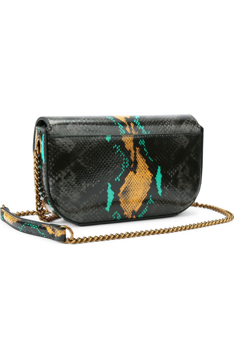 Kurt Geiger London Small Chelsea Snake Embossed Leather Crossbody Bag, Alternate, color,