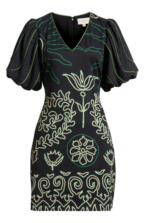 Ciebon Rochelle Floral Print Minidress In Multi