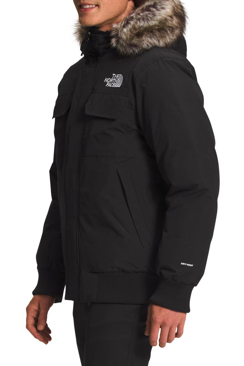 McMurdo Water Repellent 600 Fill Power Down Parka with Faux Fur Trim, Alternate, color, TNF BLACK