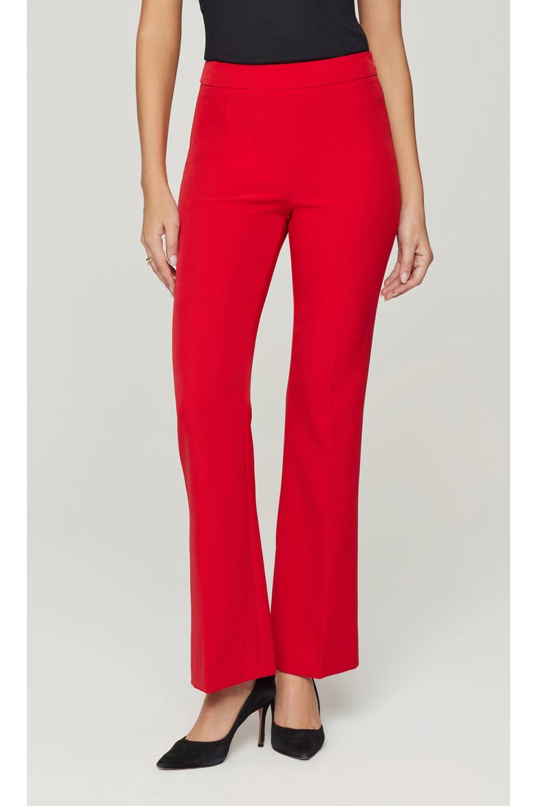 Nellie Crepe Pants, Alternate, color, Red