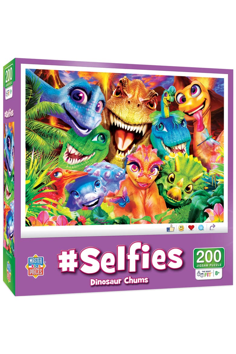 Dinosaur Chums 200 Piece Jigsaw Puzzle, Main, color, Multicolor
