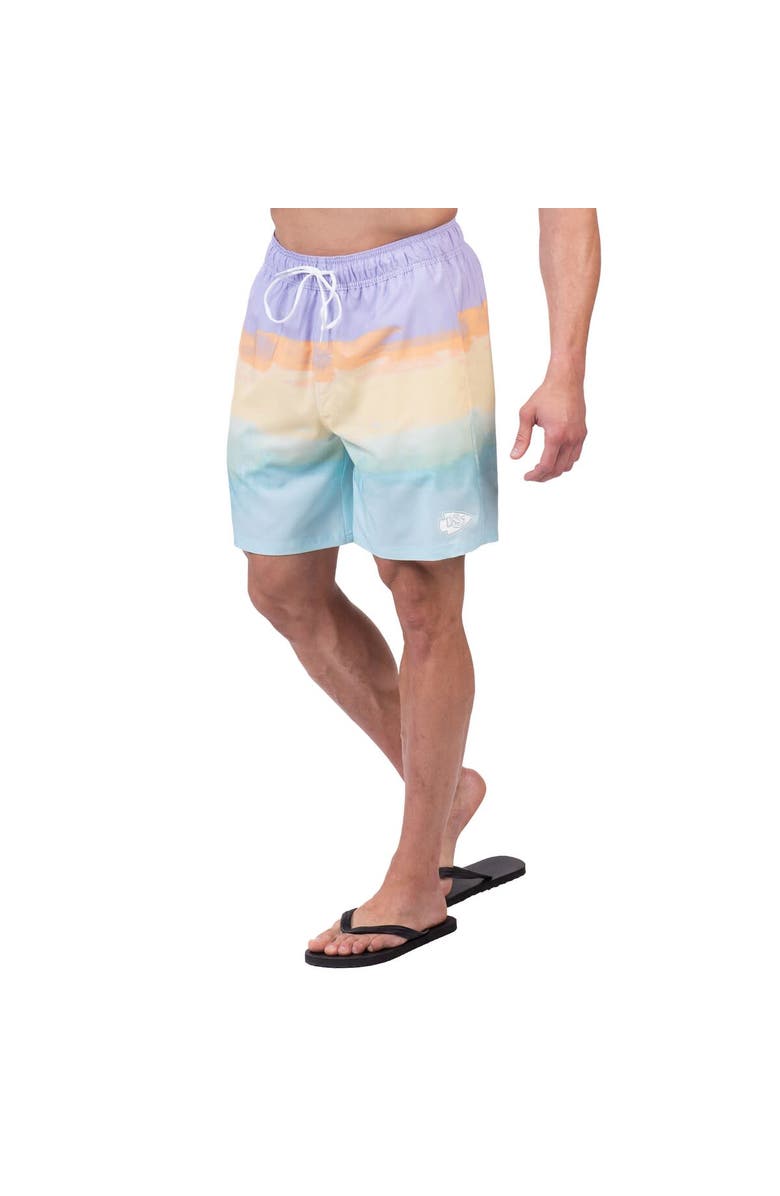 G-III SPORTS BY CARL BANKS Men's G-III Sports by Carl Banks Kansas City Chiefs Perfect Game Volley Shorts, Main, color, Yellow