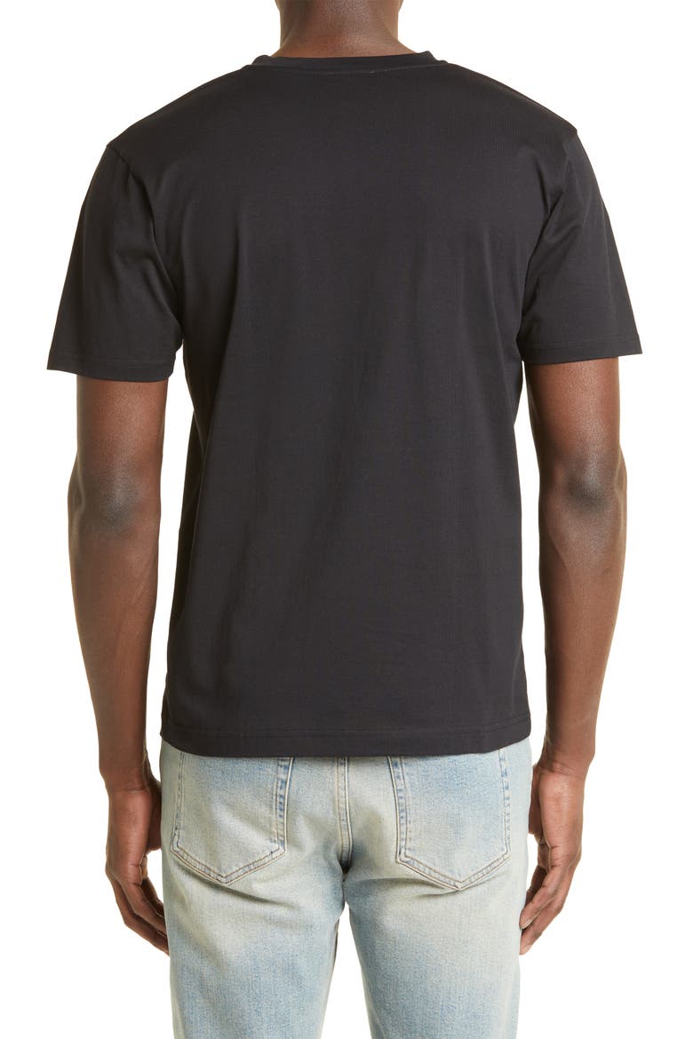 V-Neck T-Shirt, Alternate, color, BLACK