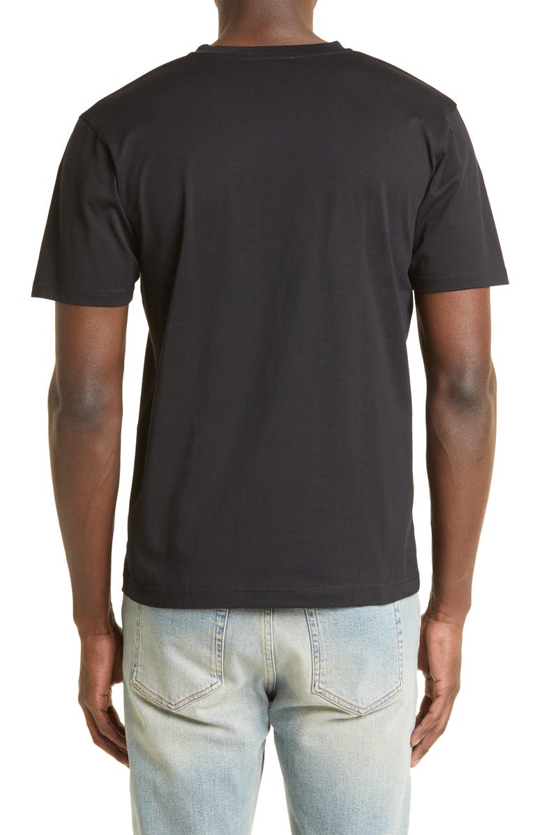 Sunspel V-Neck T-Shirt, Alternate, color, Black