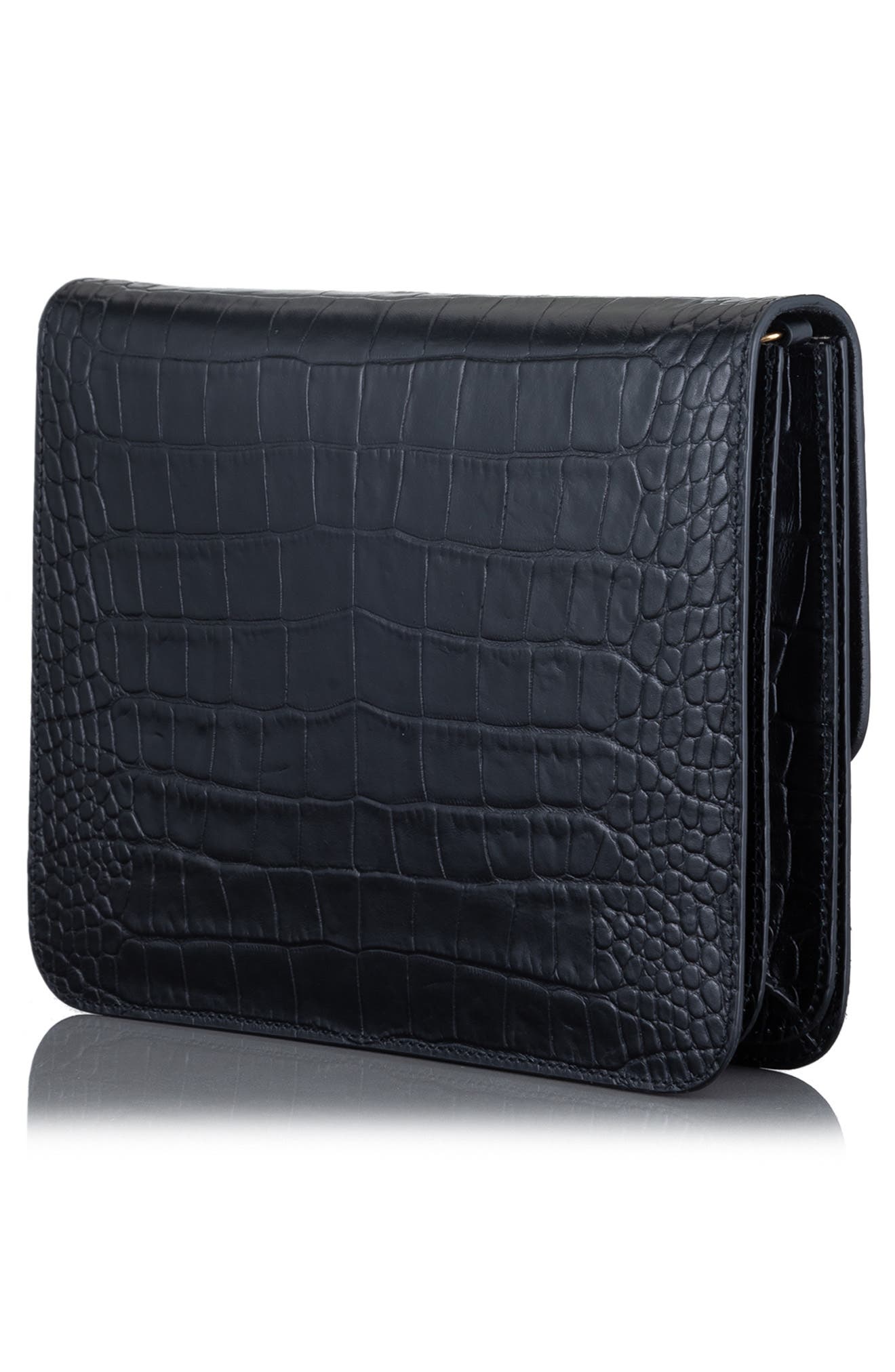 FRAME Le Signature Leather Crossbody Bag, Alternate, color, 