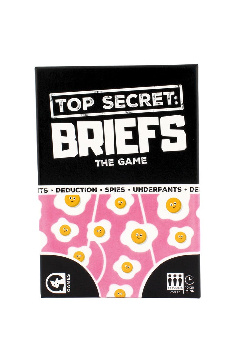 GINGER FOX Top Secret Briefs, The Deduction Game Of Undercover Underpants, Main, color, Multicolored