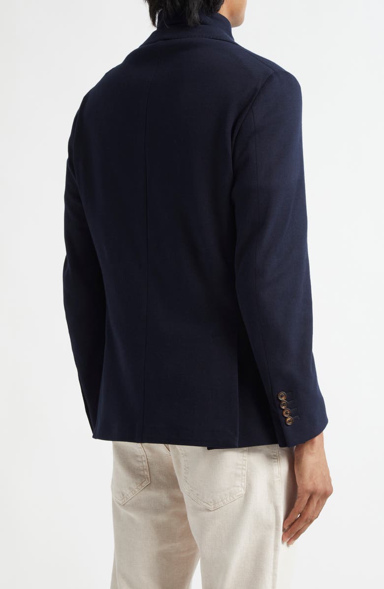 Eleventy Cotton Blend Knit Sport Coat With Removable Bib, Alternate, color, 