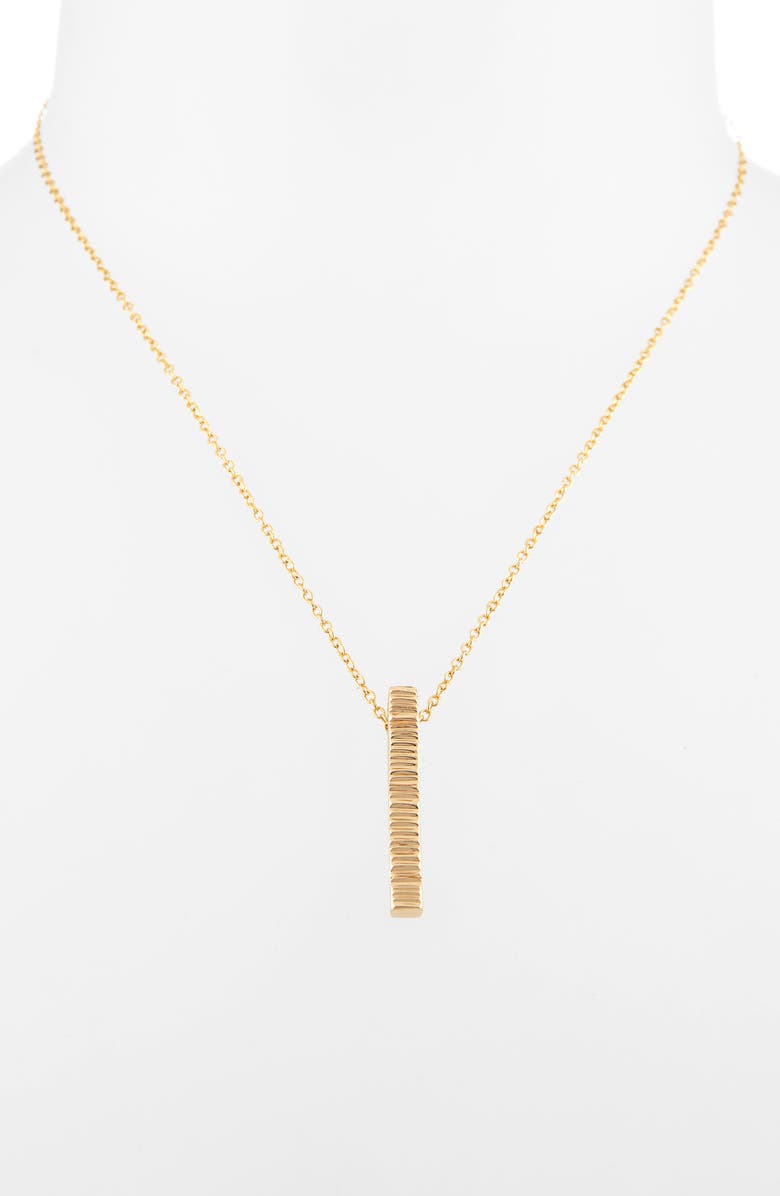 SOKO Meta Bar Pendant Necklace, Alternate, color, Gold