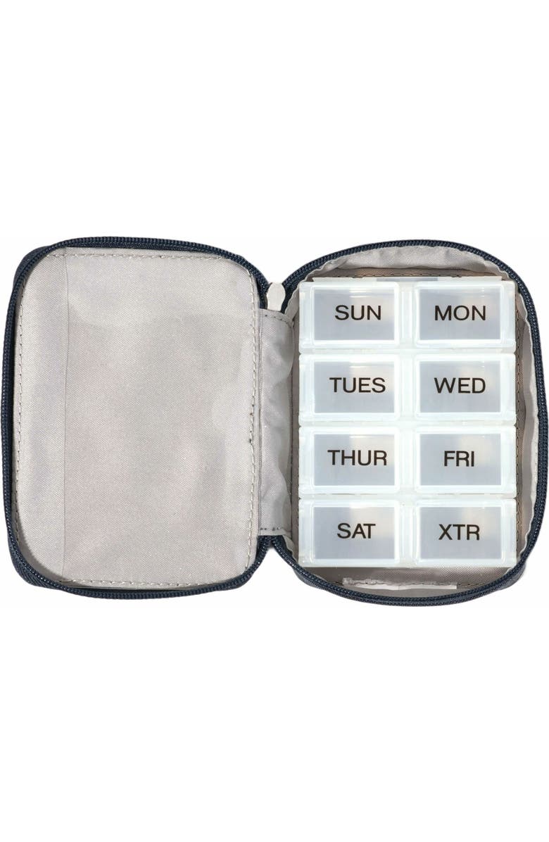 BAGGALLINI Travel Pill Case, Alternate, color, French Navy