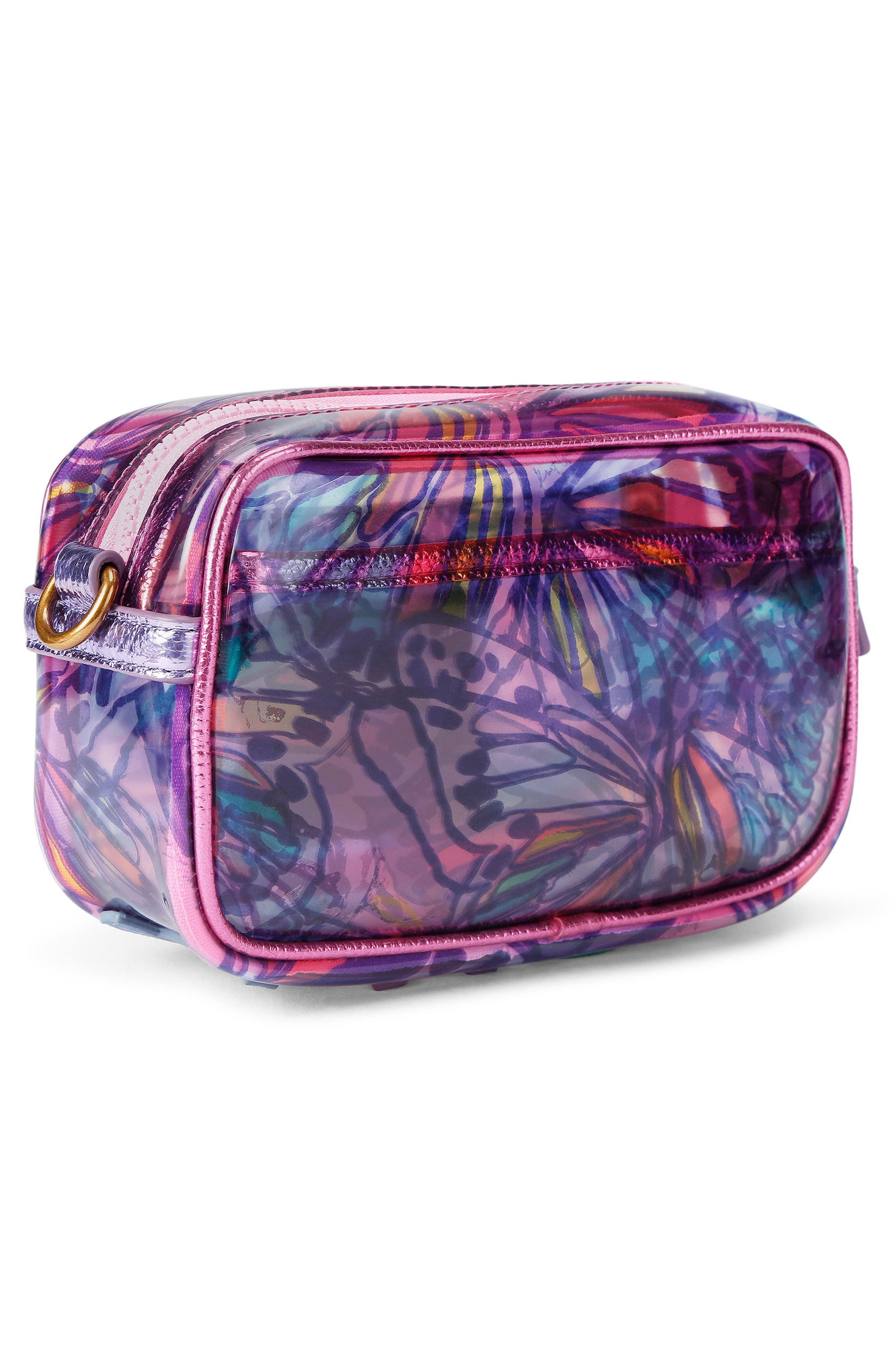 Kurt Geiger London Small Southbank Vinyl Clear Camera Crossbody