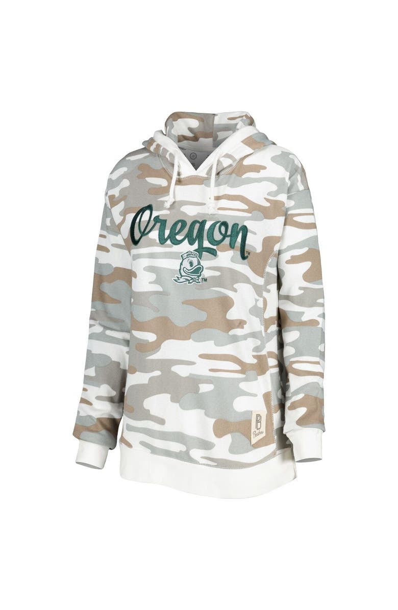 PRESSBOX Women's Pressbox Camo Oregon Ducks San Pablo Pullover Hoodie, Alternate, color, 