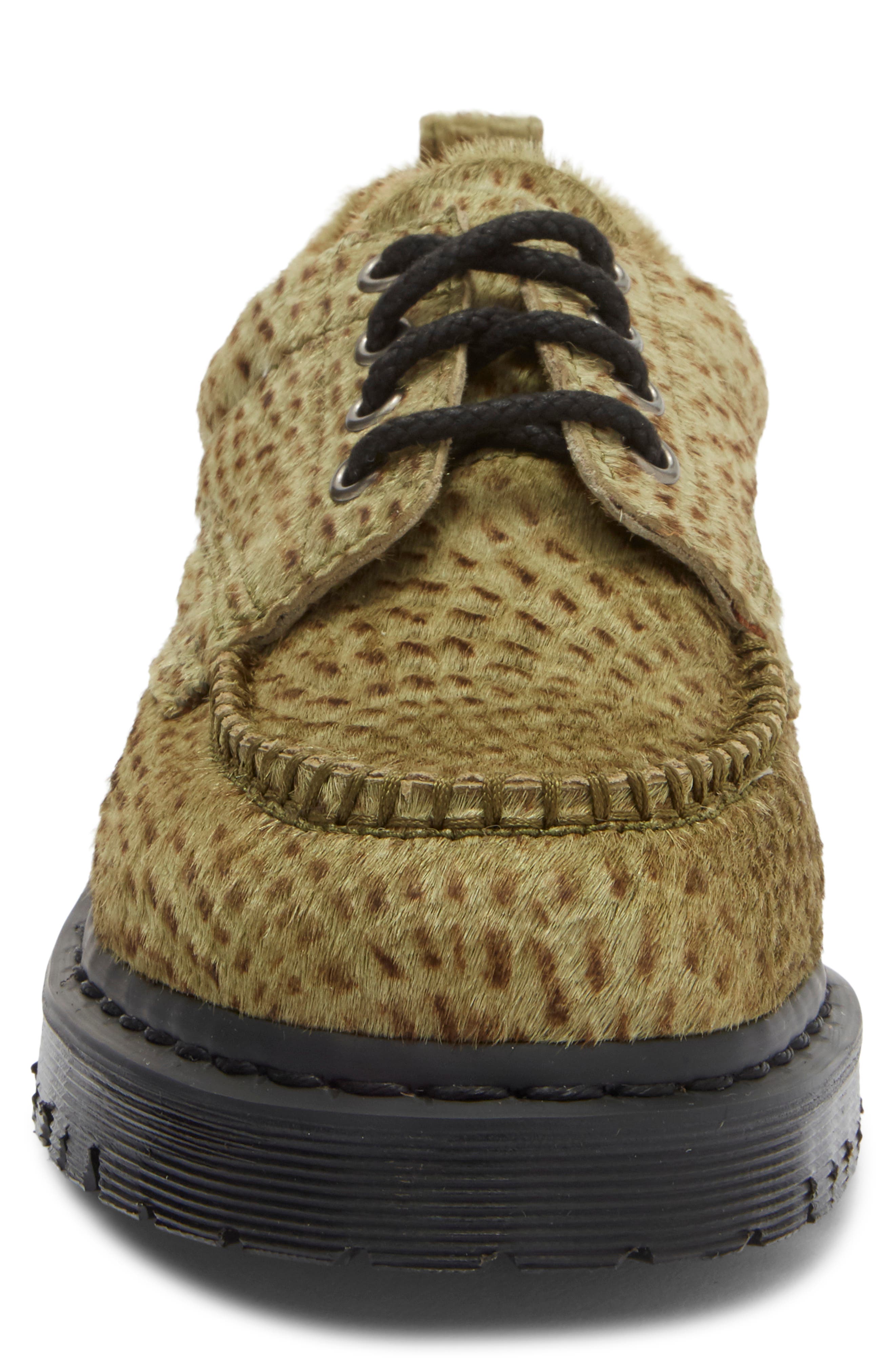 Dr. Martens Lowell Derby, Alternate, color, Olive Green