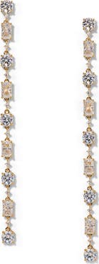 Nadri Everleigh Cubic Zirconia Linear Drop Earrings