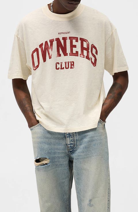 Owners' Club Cotton Logo Graphic T-Shirt