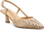 Stuart Weitzman Vinne Radiant Slingback 50 Pump