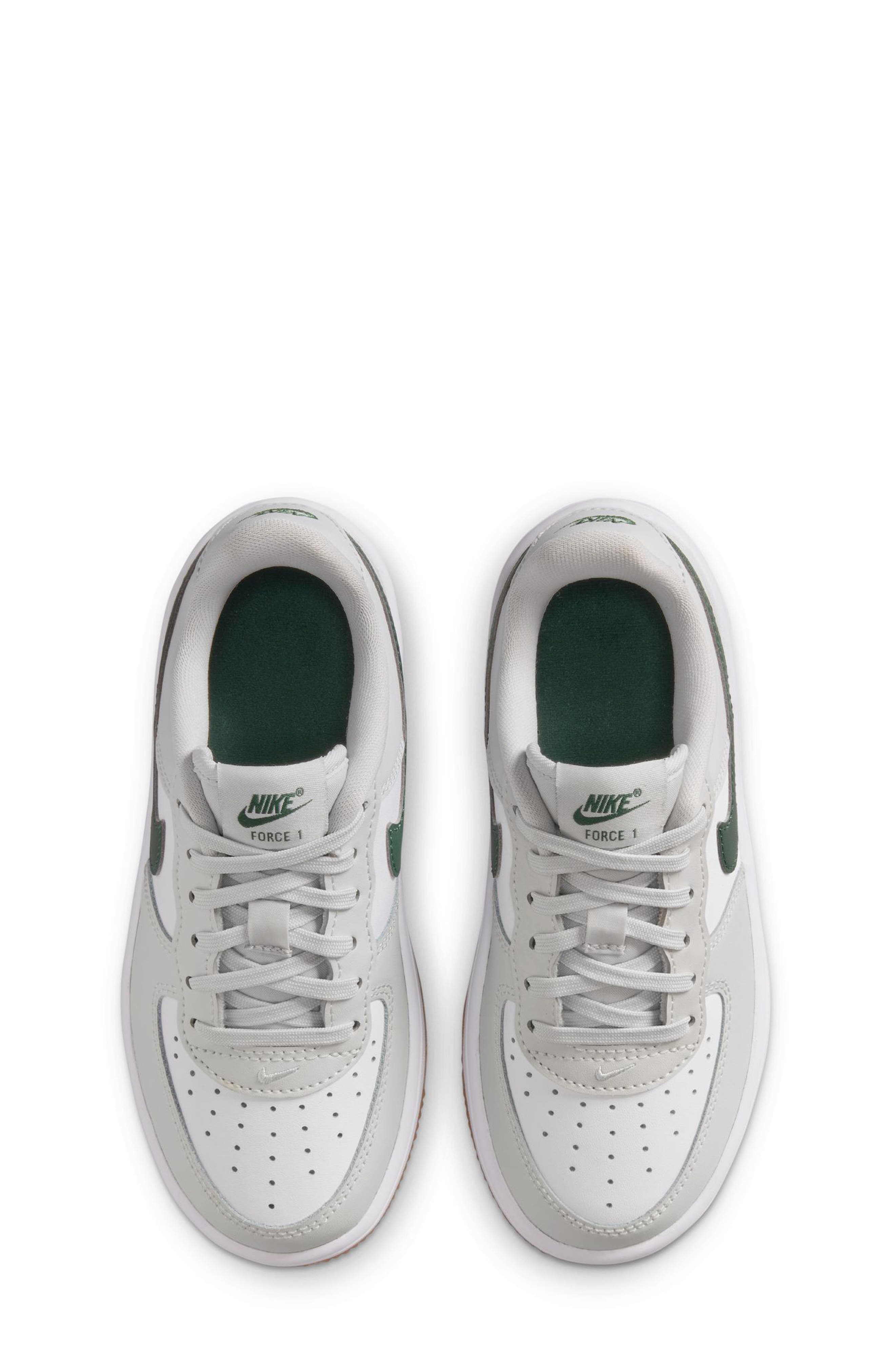 Nike Kids
 Air Force 1 Sneaker, Alternate, color, 002 Ptndst/White