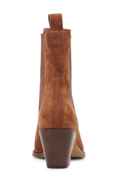 Dolce Vita Shadie Pointed Toe Chelsea Boot In Brown
