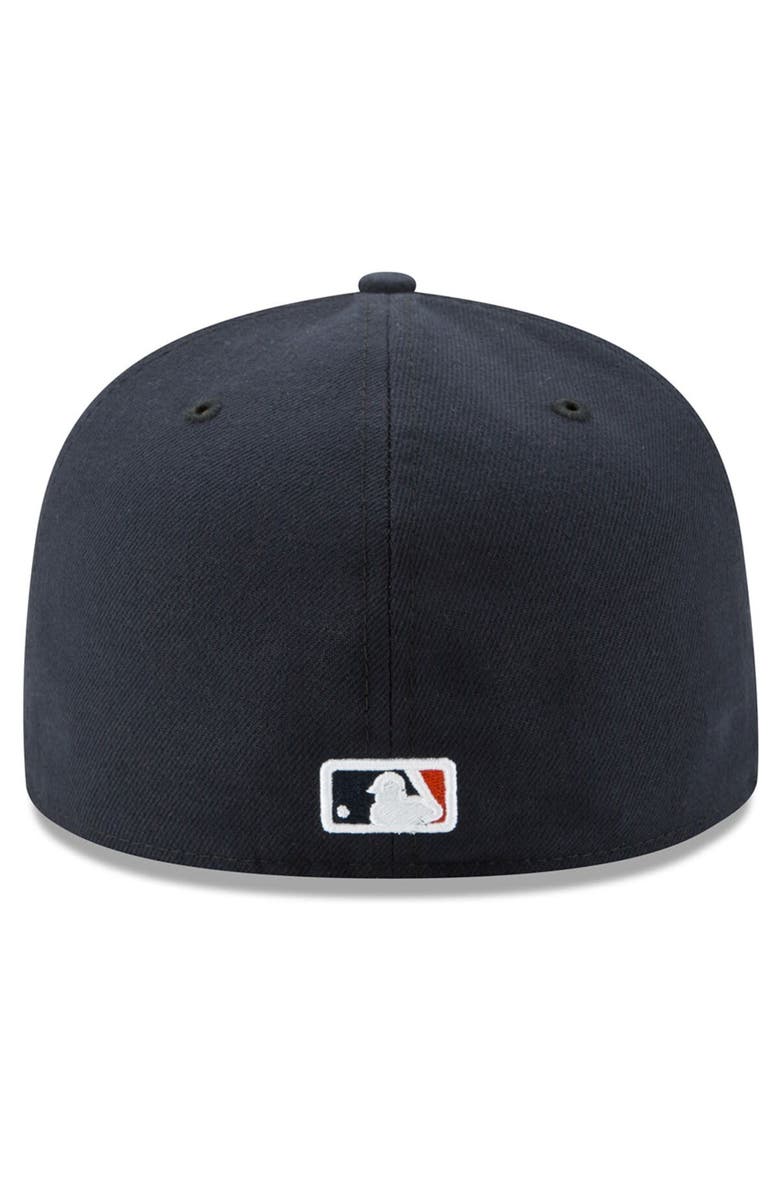 New Era Men's New Era Navy/Orange Houston Astros 2022 World Series Side Patch 59FIFTY Fitted Hat, Alternate, color, 