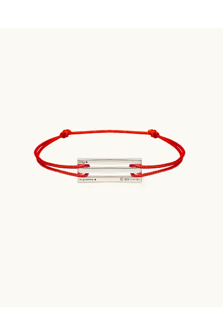 Nato Sterling-Silver Bracelet, Alternate, color, Red