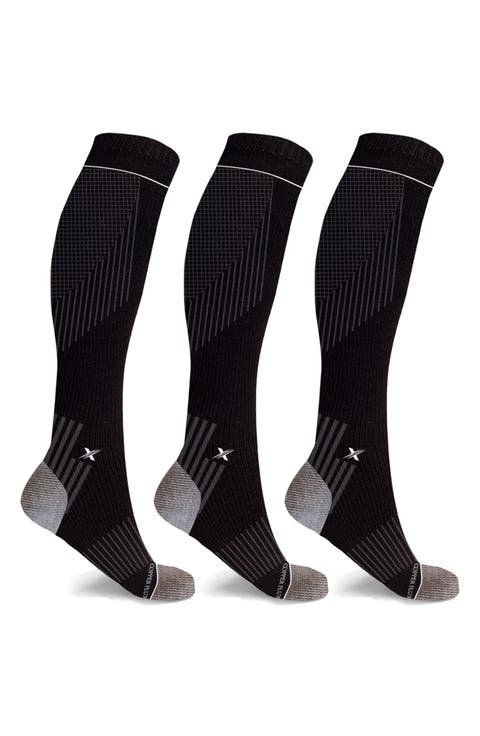 3-Pack Targeted Support Compression Socks