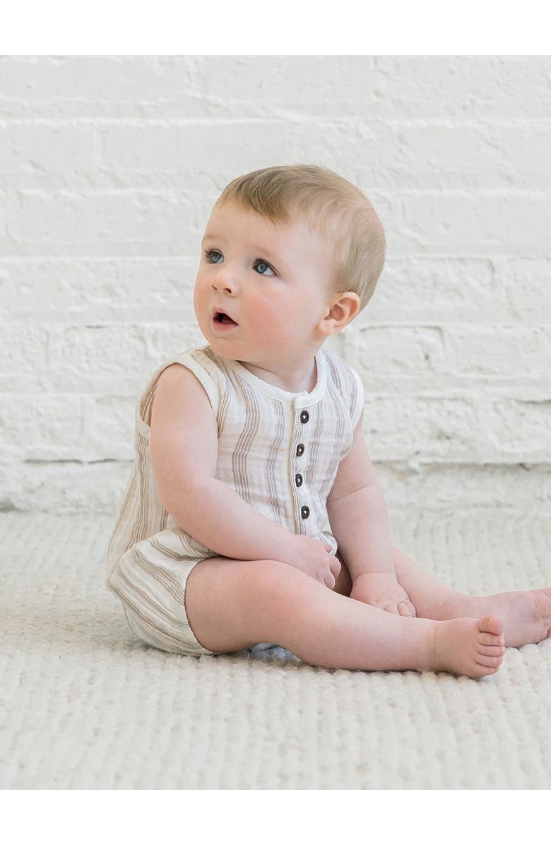 KENDI by Colored Organics Organic Bowie Muslin Bubble Romper, Alternate, color, 