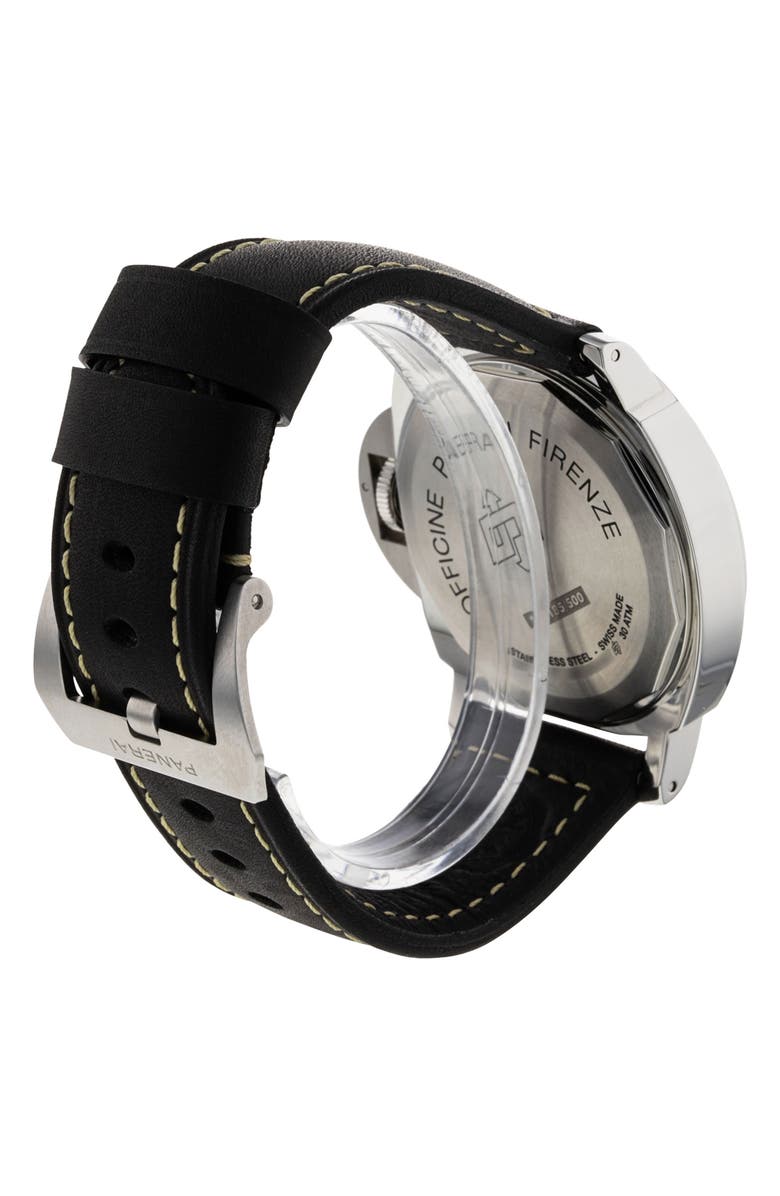 Watchfinder & Co. Panerai Preowned 2016 Luminor 8 Days PAM00786 - 8 DAYS SET Leather Strap Watch, 44mm, Alternate, color, White