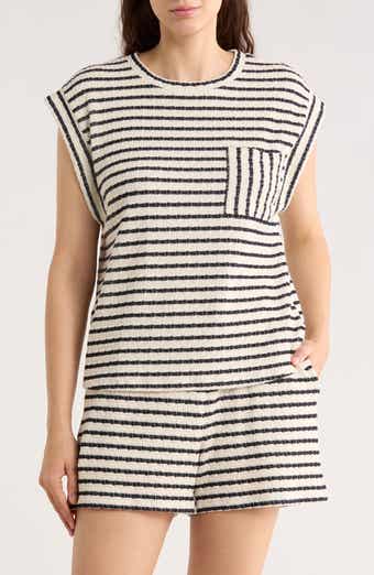 Bobeau Cap Sleeve Top