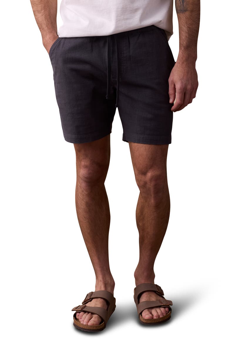 Texstretch Summer Drawstring Stretch Cotton Shorts, Main, color, STORM