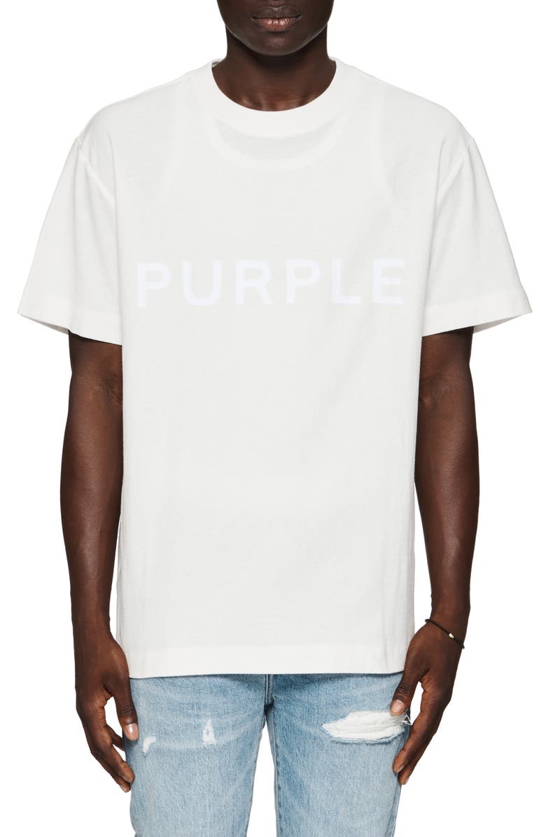 PURPLE BRAND Logo Cotton Graphic T-Shirt, Main, color, 