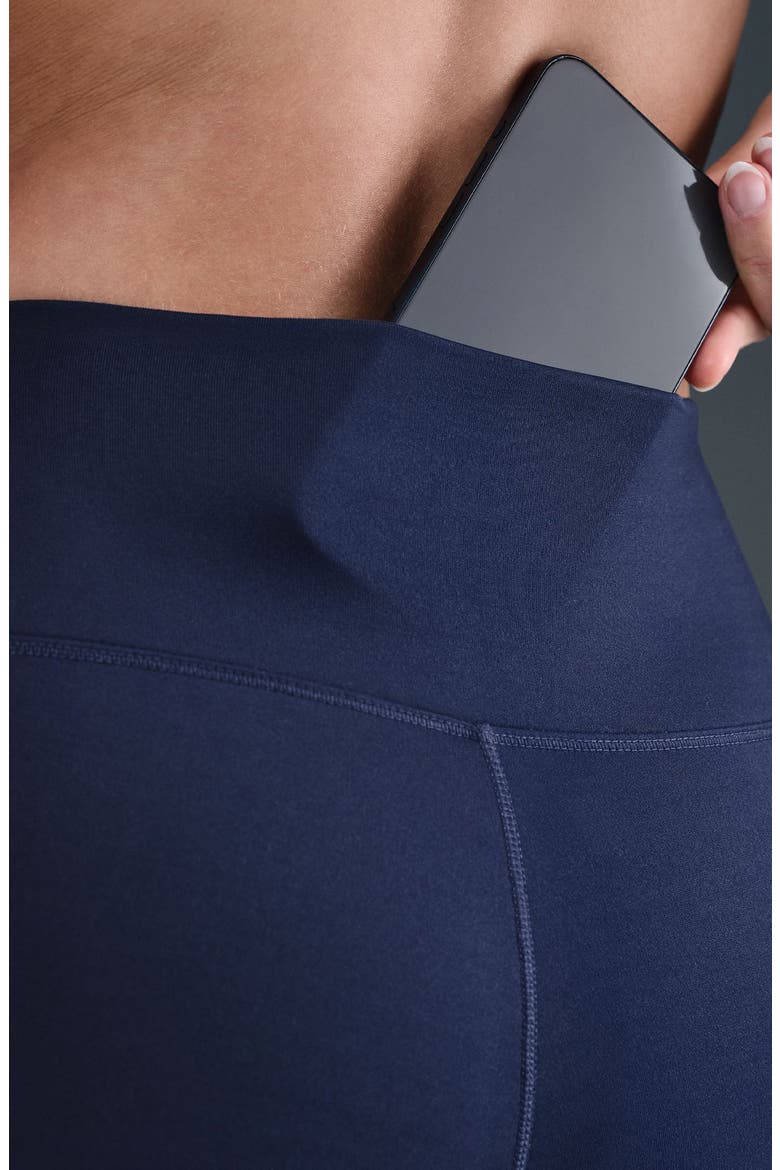 Therma-FIT High Waist Leggings, Alternate, color, MIDNIGHT NAVY