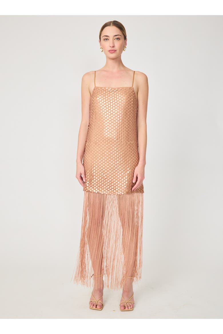 Essie Dress, Main, color, Bronze sequins