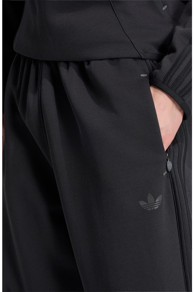 Spacer Open Hem Sweatpants, Alternate, color, BLACK