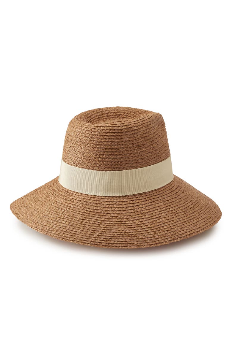 Helen Kaminski Farida Raffia Straw Hat, Alternate, color,