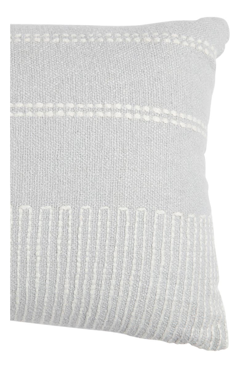 Nordstrom Textured Cotton & Linen Blend Accent Pillow, Alternate, color, Grey Vapor