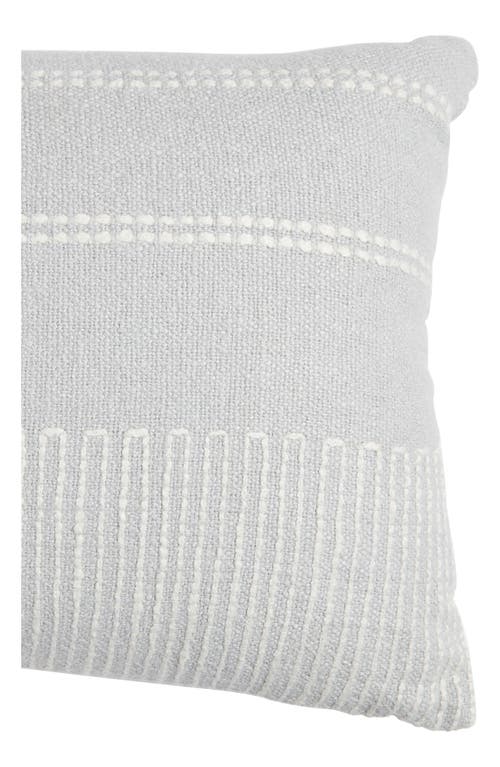 Nordstrom Textured Cotton & Linen Blend Accent Pillow In Grey Vapor