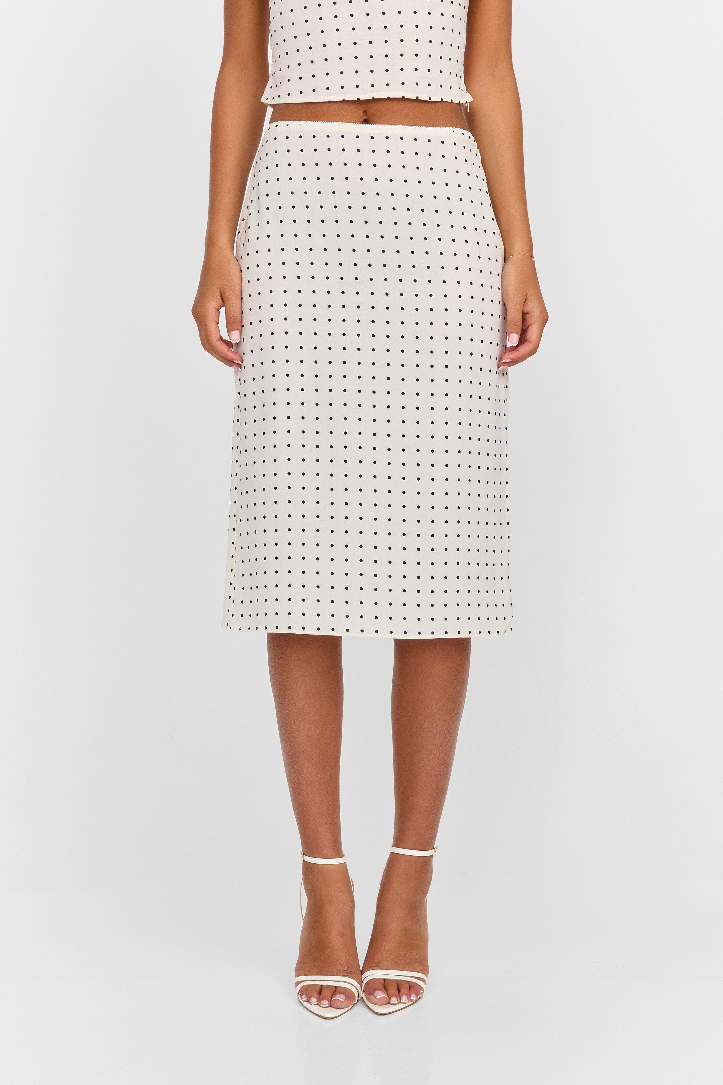 selected White Polkadot