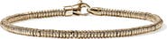 John Hardy Heishi 14k Gold Bracelet