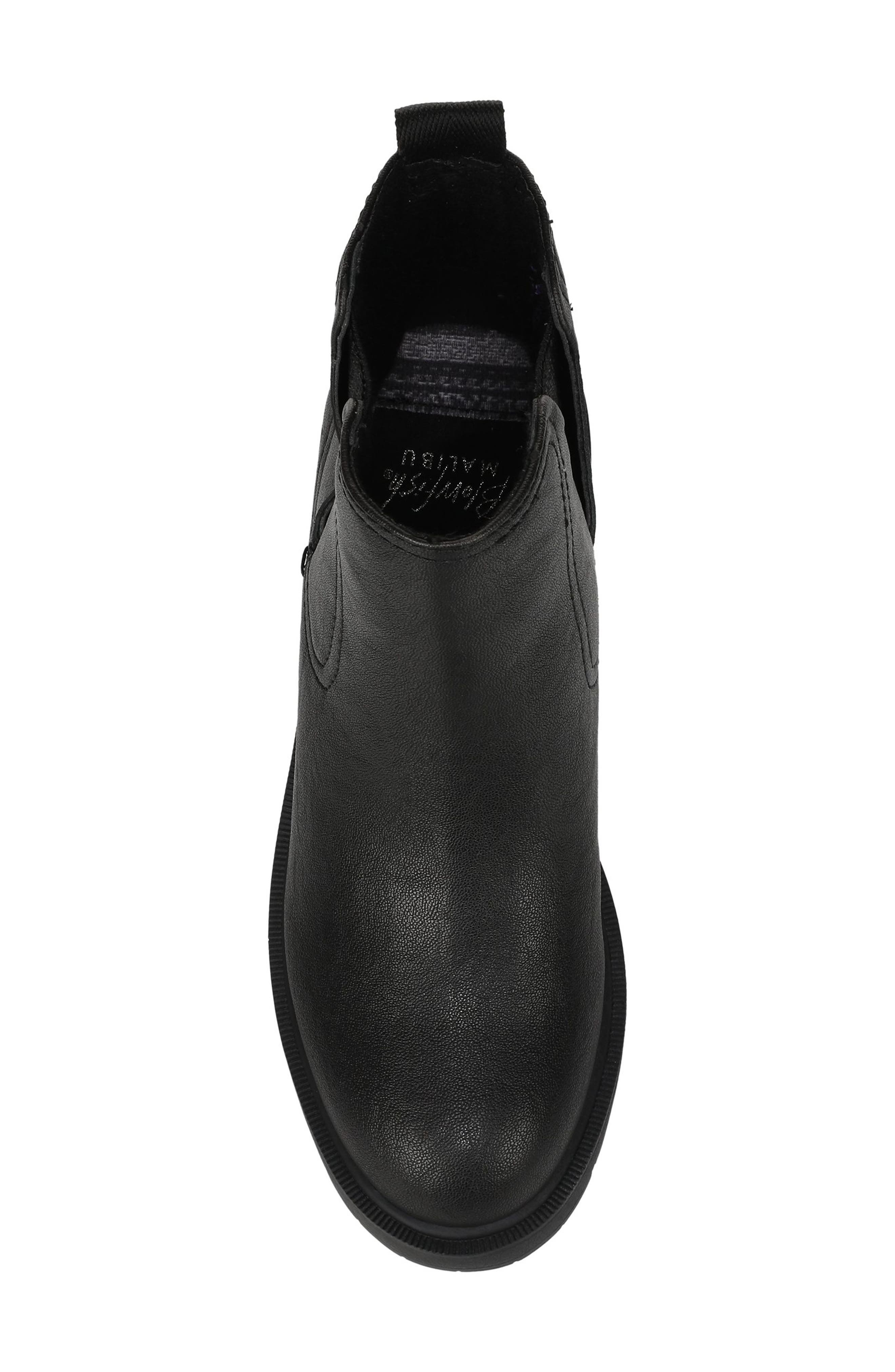 Frances Faux Leather Bootie, Alternate, color, BLACK FAUX LEATHER